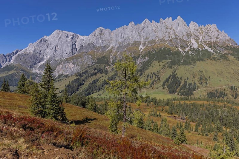 Landscape panorama, Hochkönig, Mountains, Salzburg, Autumnal