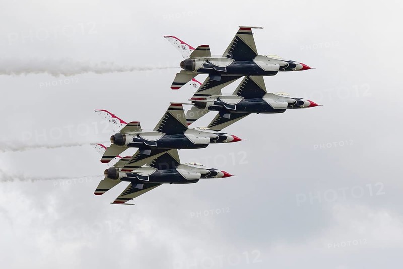 Aviation, USAF fighter jets at an air show, Mirabel, Province of Quebec, Canada