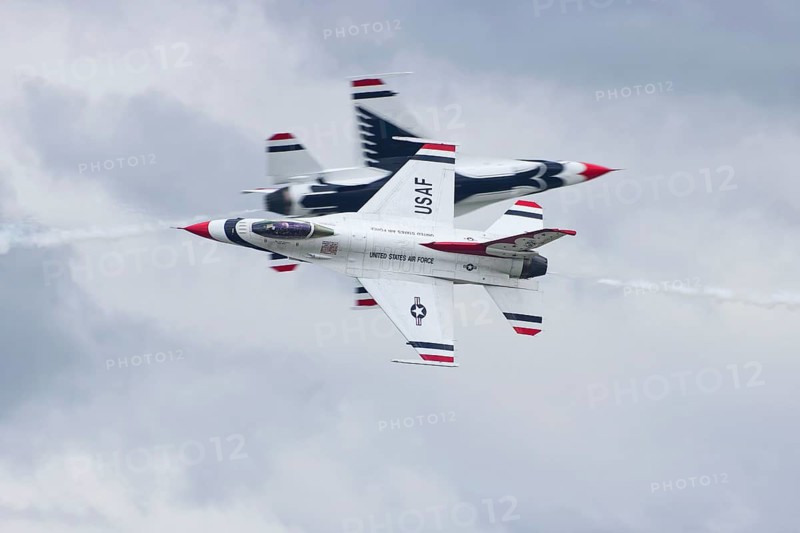 Aviation, USAF fighter jets at an air show, Mirabel, Province of Quebec, Canada