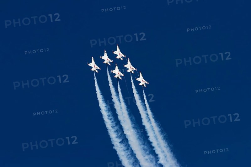 Aviation, USAF fighter jets at an air show, Mirabel, Province of Quebec, Canada