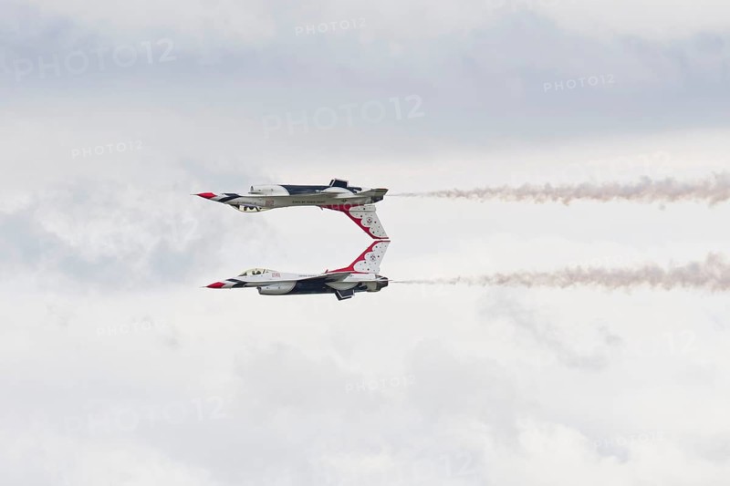 Aviation, USAF fighter jets at an air show, Mirabel, Province of Quebec, Canada