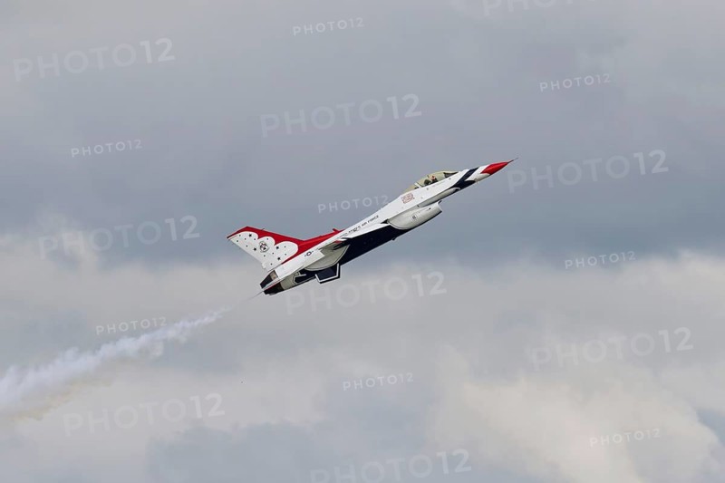 Aviation, USAF fighter jets at an air show, Mirabel, Province of Quebec, Canada