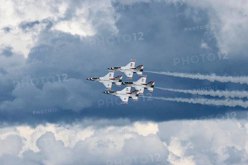 Aviation, USAF fighter jets at an air show, Mirabel, Province of Quebec, Canada