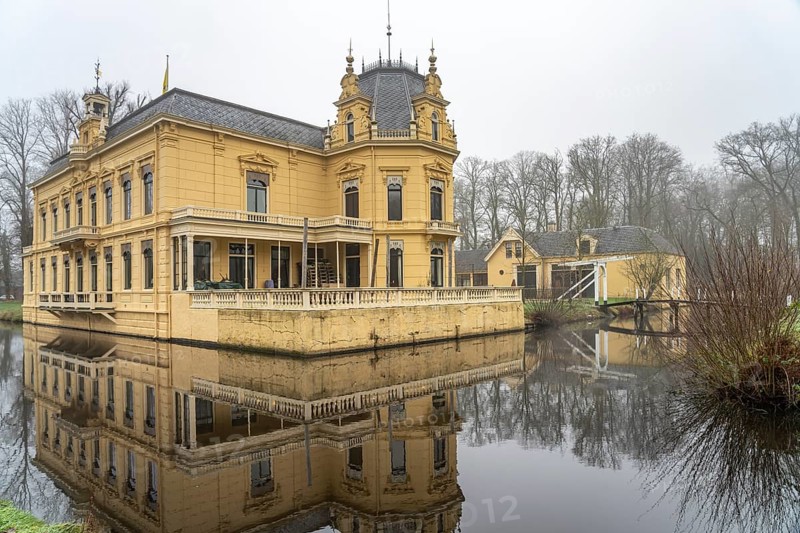 Nienoord Castle in Leek, Groningen, Netherlands