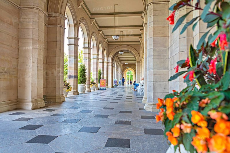 Bavarian State Spa and Spa Garden in Bad Kissingen, Bavaria, Germany