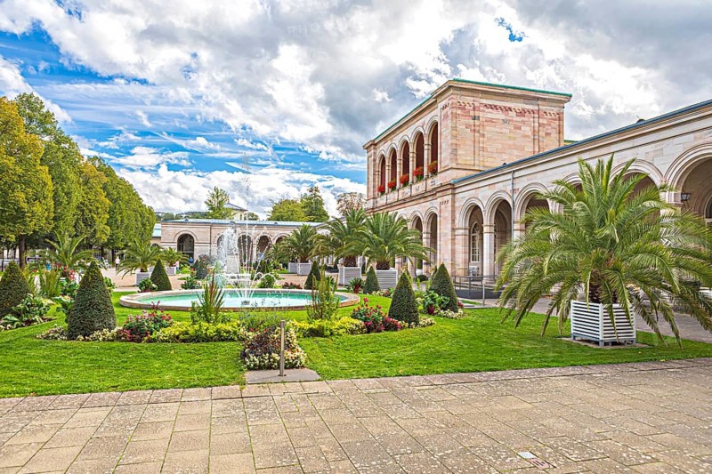 Bavarian State Spa and Spa Garden in Bad Kissingen, Bavaria, Germany