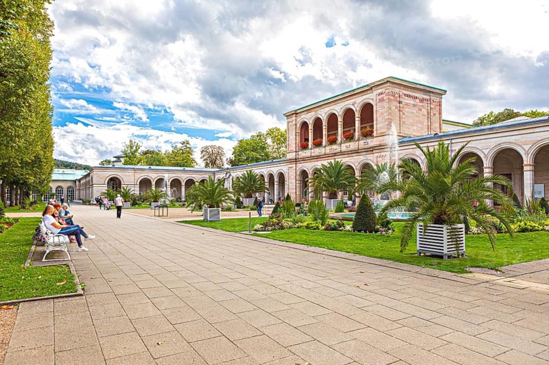 Bavarian State Spa and Spa Garden in Bad Kissingen, Bavaria, Germany