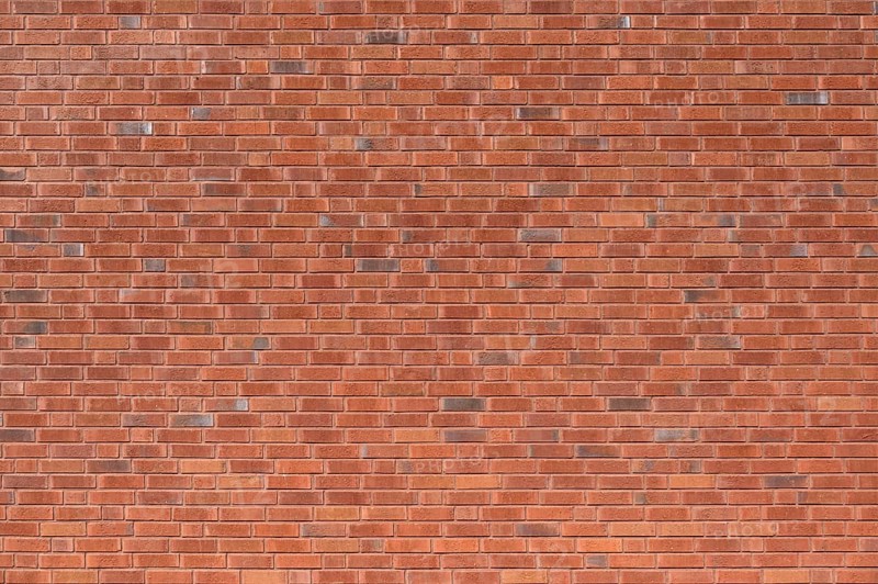 Red brick façade of a newly built church, Nuremberg, Middle Franconia, Bavaria, Germany