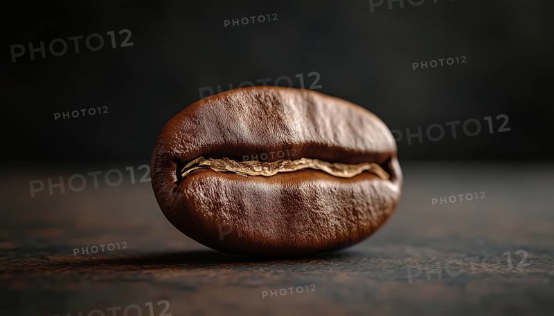 Artistic Representation Of A Coffee Bean: A Creative Interpretation Of The Continuity Of Coffee Beans, AI generated