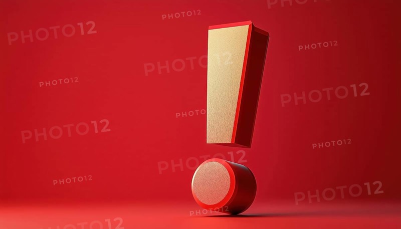 The Exclamation Mark Art: A Continuous Expression Of Exclamation Marks And Points. A Unique Portrayal Of Punctuation In Art, AI generated