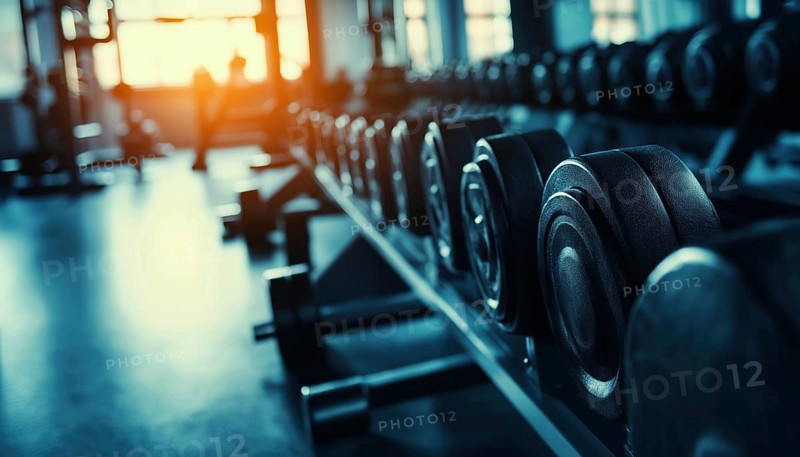 Lifting Dumbbells While Rowing In The Gym: A Complete Guide To Performing Rows With Dumbbells To Target And Strengthen Back Muscles, AI generated
