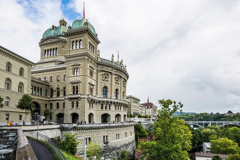 Parliament building, Federal Palace, Old Town, Bern, Canton of Bern, Switzerland