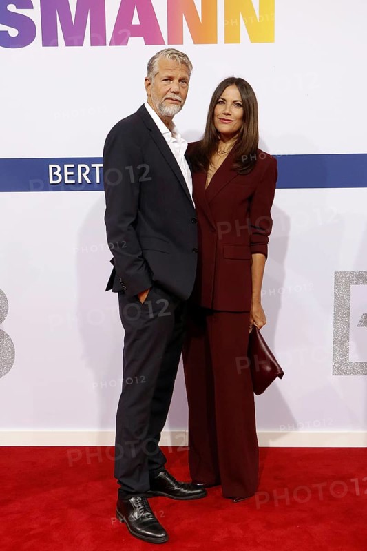 Kai Wiesinger and Bettina Zimmermann arriving at the Bertelsmann Summer Party 2025 at the Bertelsmann Representative Office in Berlin on 11 September 2025