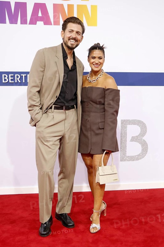 Christian Wackert and Steffi Brungs arriving at the Bertelsmann Summer Party 2025 at the Bertelsmann Representative Office in Berlin on 11 September 2025