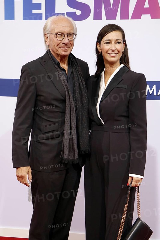 Wolf Baür and Pinar Atalay arriving at the Bertelsmann Summer Party 2025 at the Bertelsmann Representative Office in Berlin on 11 September 2025