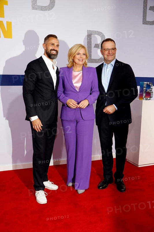 Daniel Funke, Julia Klöckner and Jens Spahn arriving at the Bertelsmann Summer Party 2025 at the Bertelsmann Representative Office in Berlin on 11 September 2025
