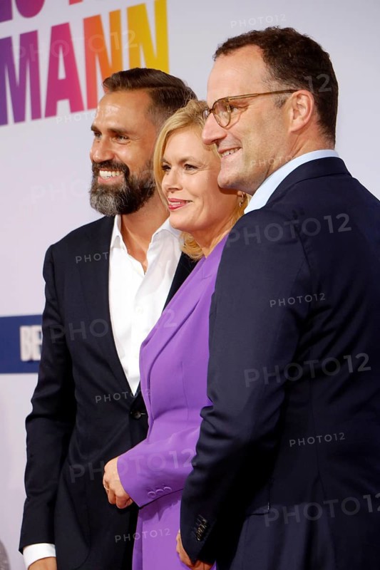 Daniel Funke, Julia Klöckner and Jens Spahn arriving at the Bertelsmann Summer Party 2025 at the Bertelsmann Representative Office in Berlin on 11 September 2025