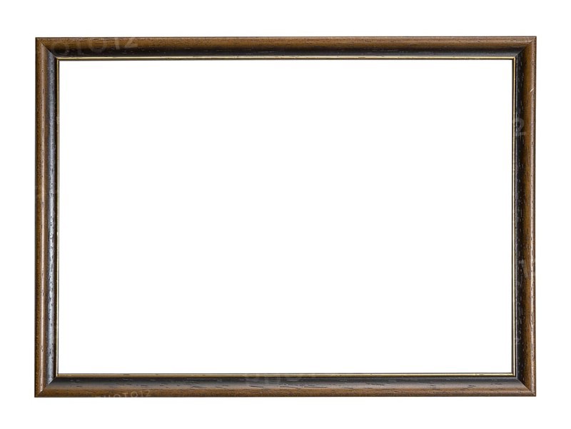 Nostalgic picture frame in white back
