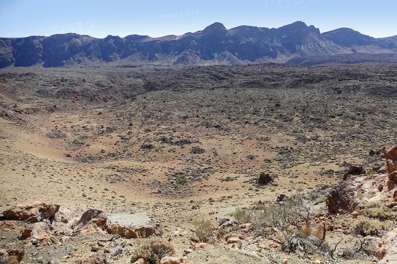 Scenery around Minas de San Jose at Teide National Park in Tenerife, Canary Islands, Spain