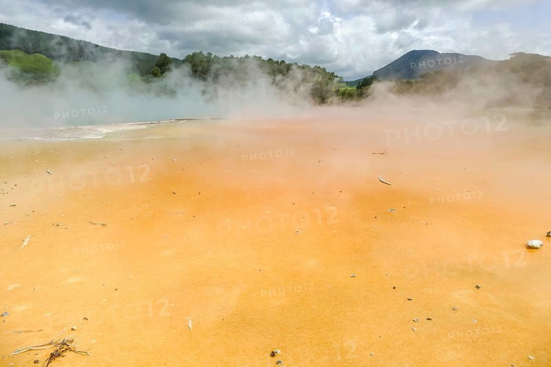 Champagne Pool at a geothermal area named Waiotapu in New Zealand