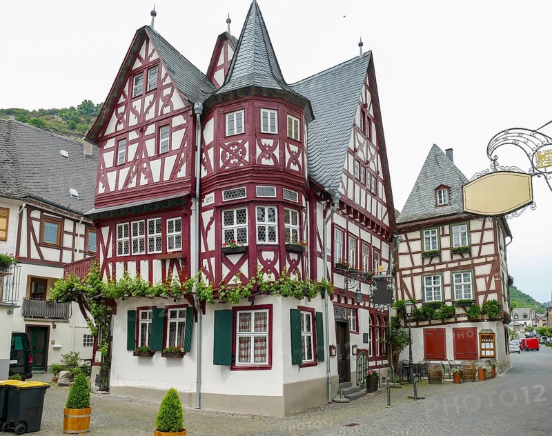 Impression of Bacharach at the Middle Rhine in Germany