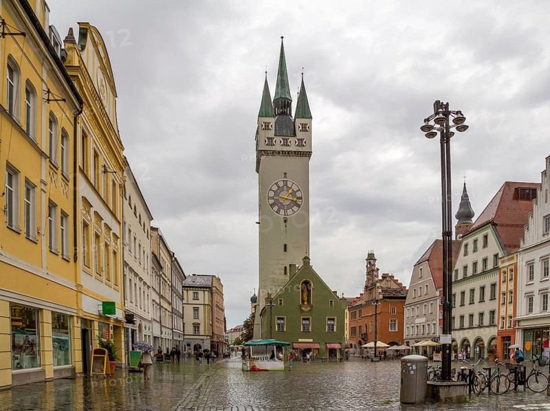 Impression of Straubing in the Bavarian Forest in southern Germany