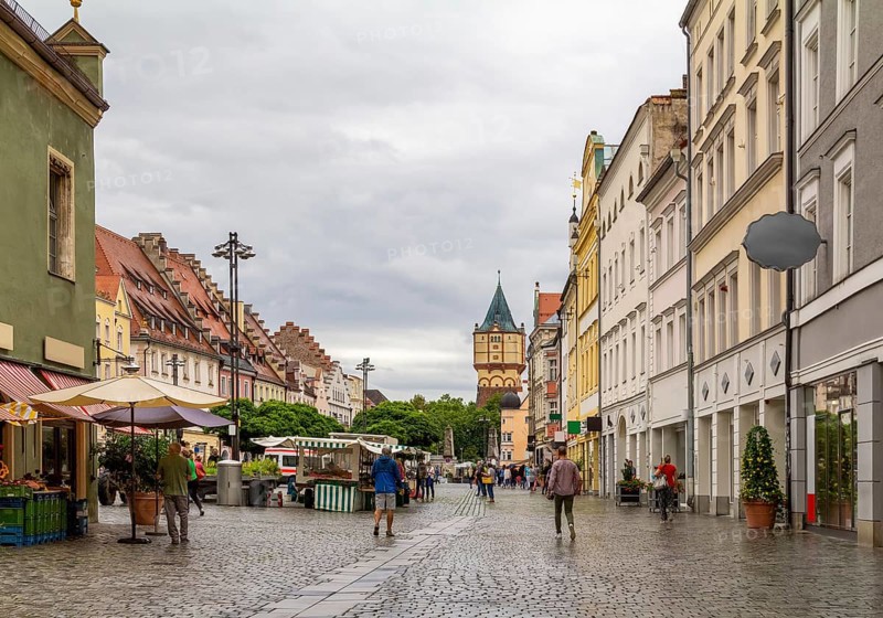 Impression of Straubing in the Bavarian Forest in southern Germany