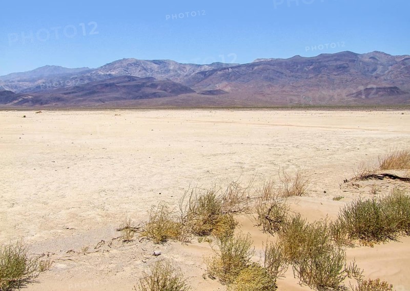 Arid scenery around Death Valley National Park in USA