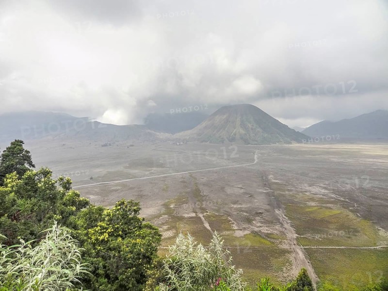 Scenery around Bromo Tengger Semeru National Park in Java, a island of Indonesia