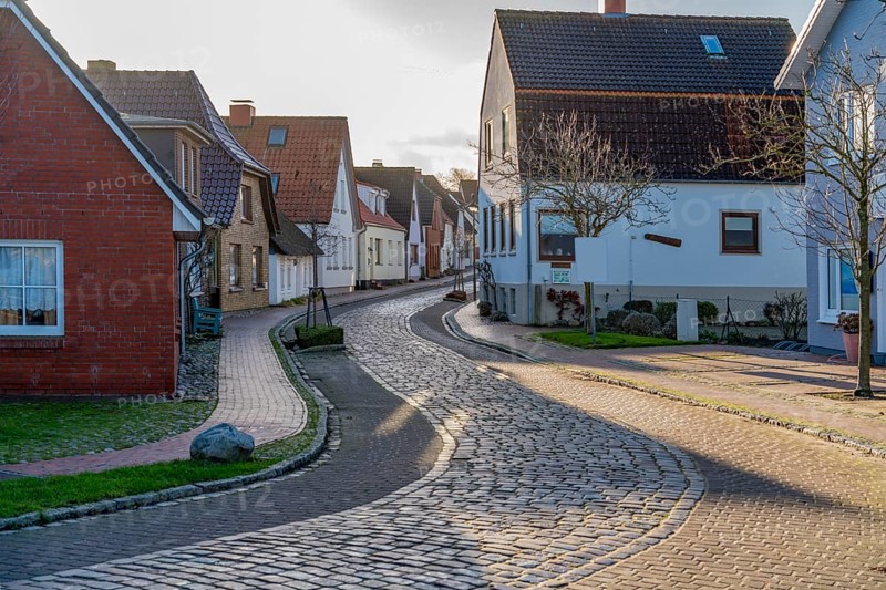 Scenery around Maasholm, a municipality in Schleswig-Holstein, Northern Germany