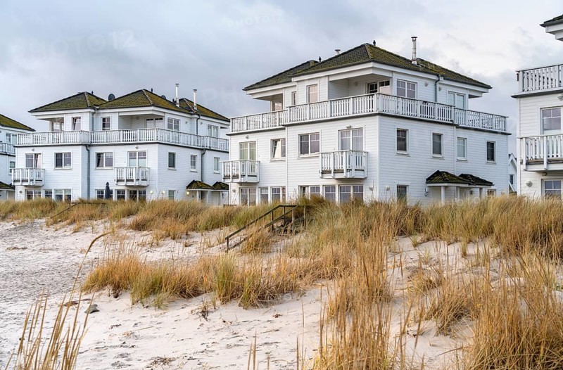 Scenery around Olpenitz, a part of the town Kappeln in Schleswig-Holstein, Germany, at the mouth of the Schlei firth to the Baltic Sea