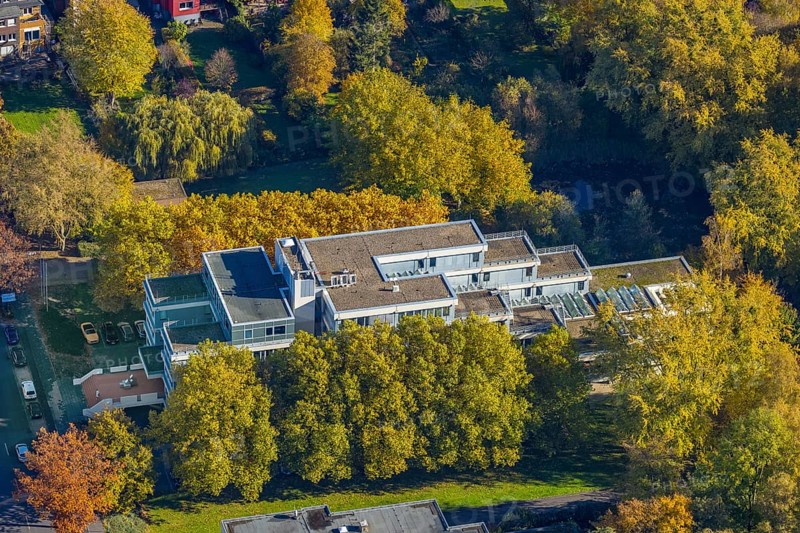Aerial photograph, Hamm Regional Labour Court in the Mitte district of Hamm, Ruhr area, North Rhine-Westphalia, Germany, authority, DE, Europe, court, Hamm, aerial photograph, aerial photography, aerial photography, overview, bird's-eye view, birds-eyes view, overview