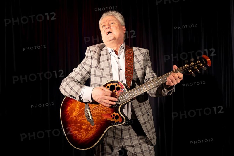 Günter Rüdiger, actor, artistic director, Zimmertheater, Steglitz, photo rehearsal Gesungenes und Gesagtes, 12.09.2025, Berlin, Germany < english> Günter Rüdiger, actor, artistic director, Zimmertheater, Steglitz, photo rehearsal of Gesungenes und Gesagtes, September 12, 2025, Berlin, Germany