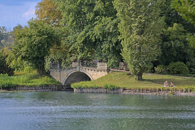 Wolfsbrücke am Wörlitzer See, landscape, UNESCO, landscape park, Dessau-Wörlitz Garden Kingdom, Wörlitz, Saxony-Anhalt, Germany