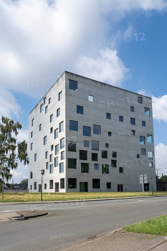SANAA Building, Folkwang University of the Arts, Quadrat, Zeche Zollverein, Essen, Ruhr Area, North Rhine-Westphalia, Germany