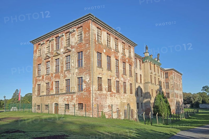 Castle, Zerbst, Fläming, Saxony-Anhalt, Germany