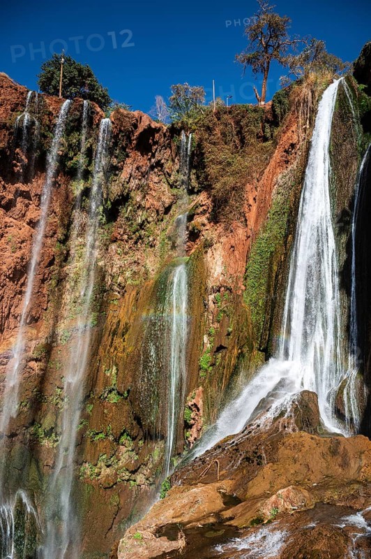 Beautifull cascades of waterfall Ouzoud in Morocco
