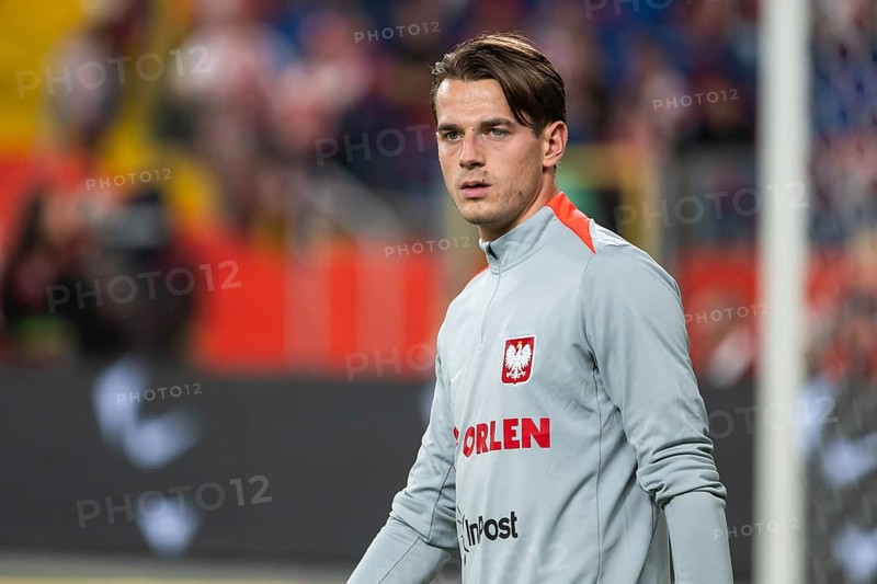 CHORZOW, POLAND - SEPTEMBER 7, 2025: Qualifications for FIFA 2026. Football match Poland vs Finland. Jakub Kaminski