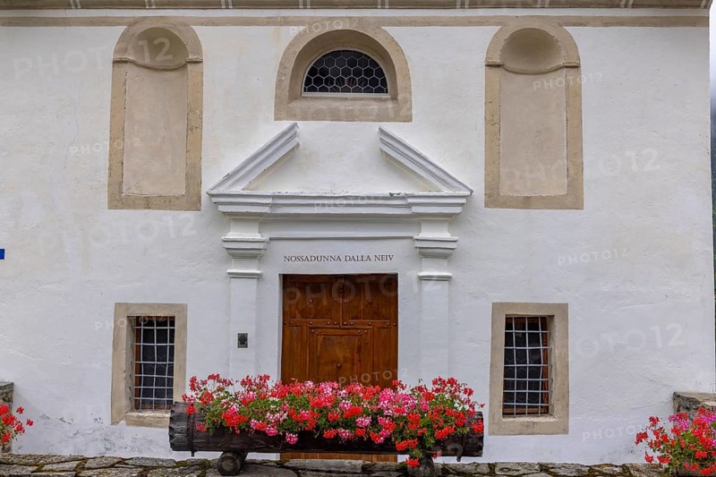 Caplutta Nossa Dunna de la Naiv, chapel Sta. Maria zum Schnee, Zarcuns, Sedrun, Tujetsch, Surselva, Graubünden, Switzerland