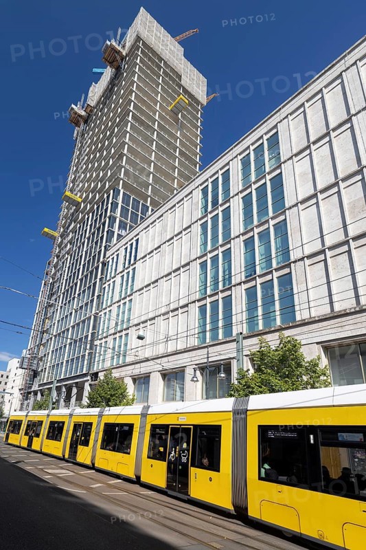 Commerz Real Tower, construction site, Alexanderplatz, Mitte, Berlin, Germany, 11.09.2025 < english> Commerz Real Tower, construction site, September 11, 2025