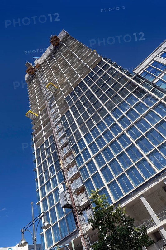 Commerz Real Tower, construction site, Alexanderplatz, Mitte, Berlin, Germany, 11.09.2025 < english> Commerz Real Tower, construction site, September 11, 2025