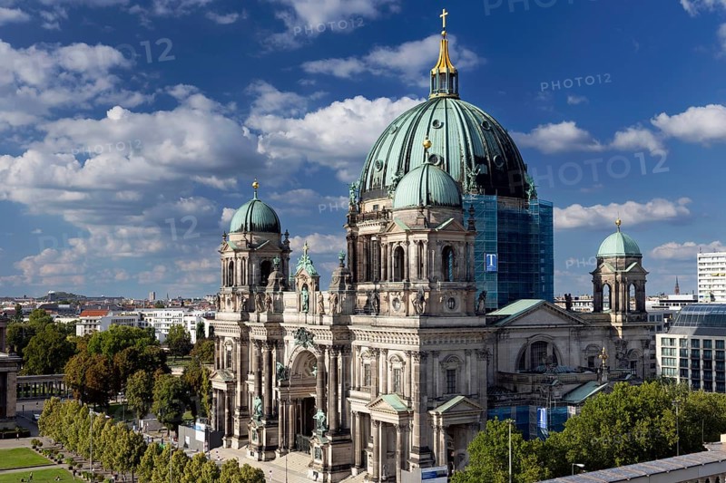 Berlin Cathedral, view from the Humboldt Forum, Berlin, Germany, 08.09.2025 < english> Berlin Cathedral, view from the Humboldt Forum, September 8, 2025