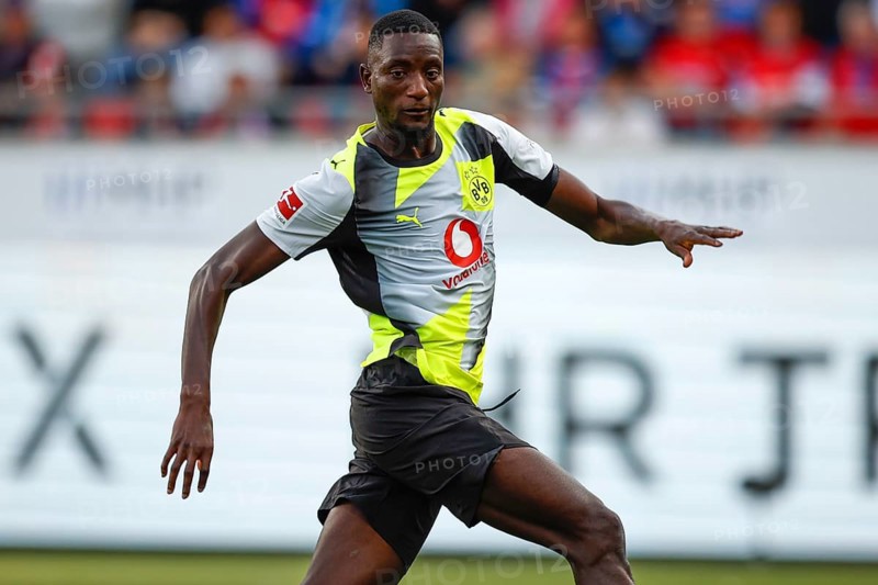 Football, Bundesliga 1, Matchday 3, 2025/2026, 1. FC Heidenheim vs. Borussia Dortmund, 13/09/2025, Voith-Arena, Heidenheim, Germany, Serhou GUIRASSY Borussia Dortmund 9