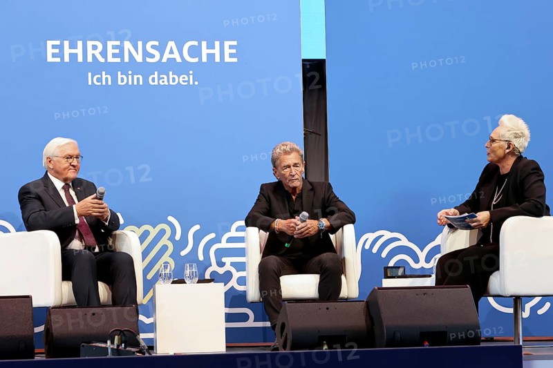 Federal President Frank-Walter Steinmeier, Peter Maffay, Bärbel shepherd - Federal President's Citizens' Festival, Bellevue Palace, Berlin, 12.9.25