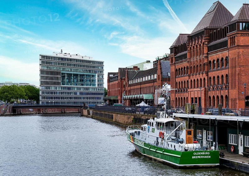German Customs Museum in the Speicherstadt warehouse district, Hamburg, Germany