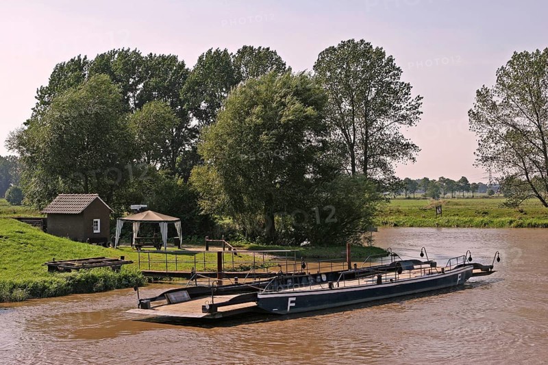 Pünte Wiltshausen, Jümme ferry, Leer district, East Frisia, Germany