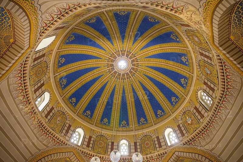 Interior view of the parish church of All Saints used to be a mosque, Ðakovo, Osijek-Baranja County, Croatia
