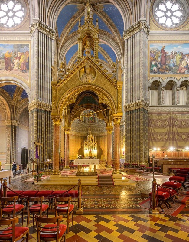 Interior view of the Cathedral of St Petra, Ðakovo, Osijek-Baranja County, Croatia