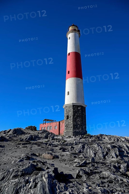 Lighthouse from 1915, Diaz Point, Lüderitz Peninsula, Karas Region, Namibia