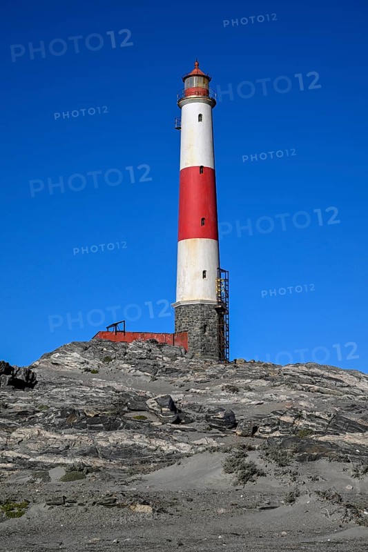 Lighthouse from 1915, Diaz Point, Lüderitz Peninsula, Karas Region, Namibia